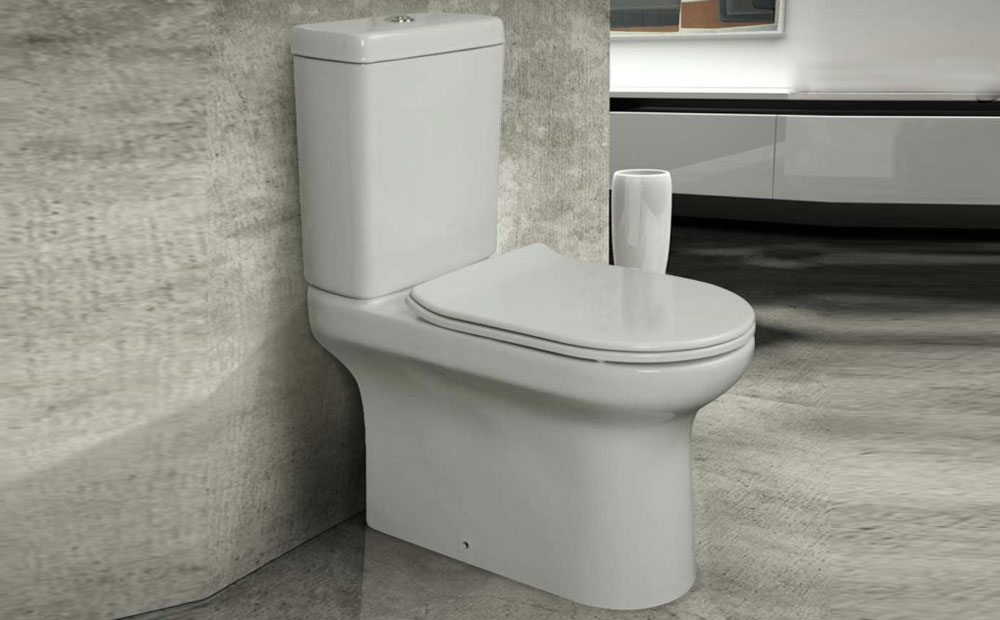 Project Uni Wall Face Toilet Suite White - paco jaanson